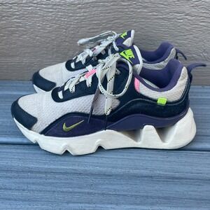 Nike RYZ 365 2 Women's Size 6.5 Pearl White/Purple Chunky CU4874-200‎ USED